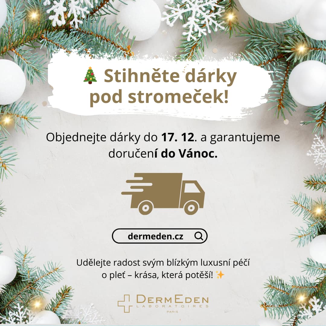 Darujte krásu s DermEden: Vánoční balíčky, které potěší každého&nbsp;🎄