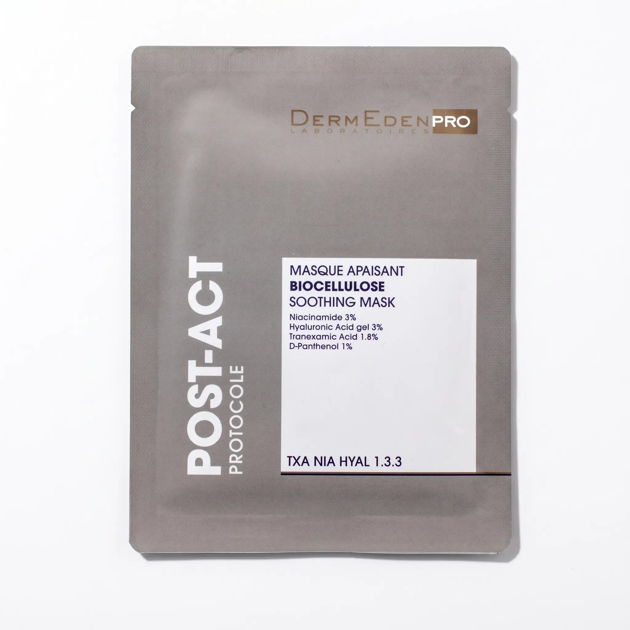 DermEden POST ACT PROTOCOLE - Biocellulose Soothing Mask