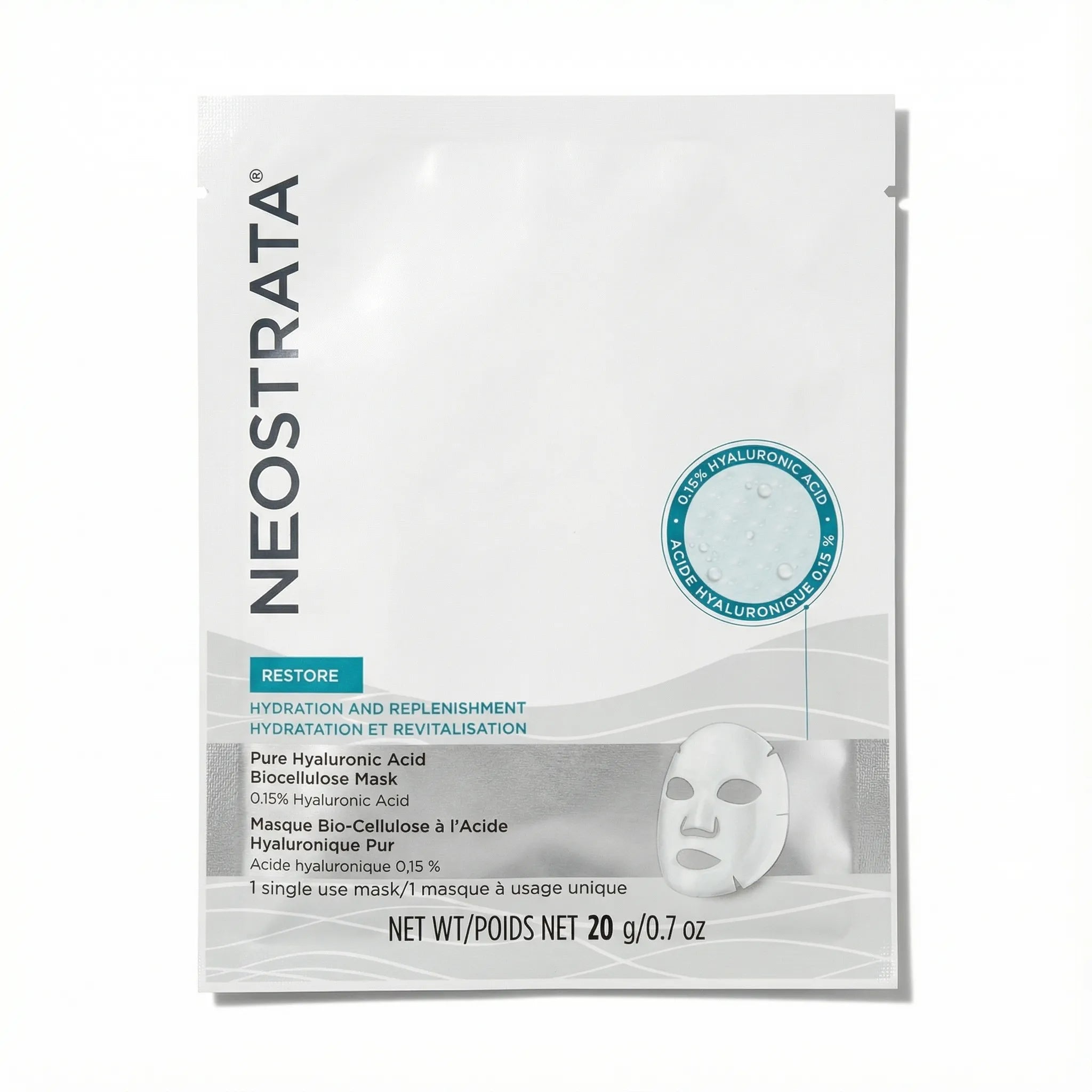 Neostrata Pure Hyaluronic Acid BioCellulose Mask